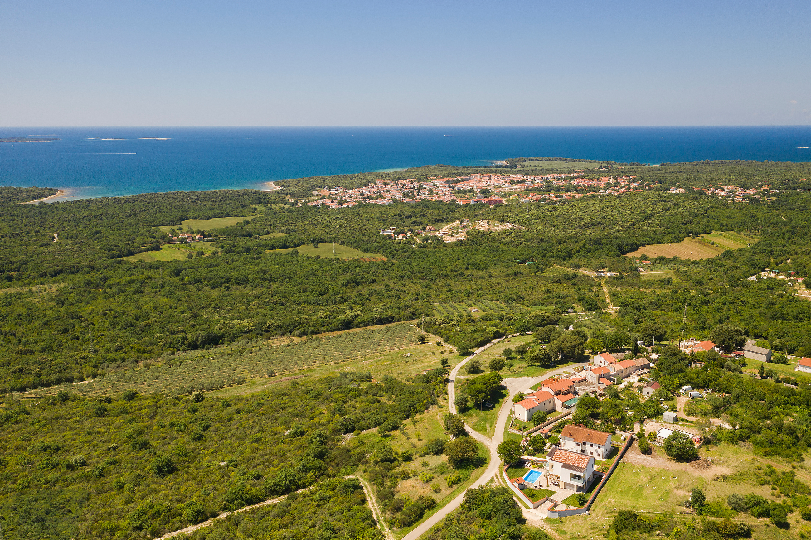 Brandneue und moderne Villa mit privat Pool, Sauna, neben Fažana