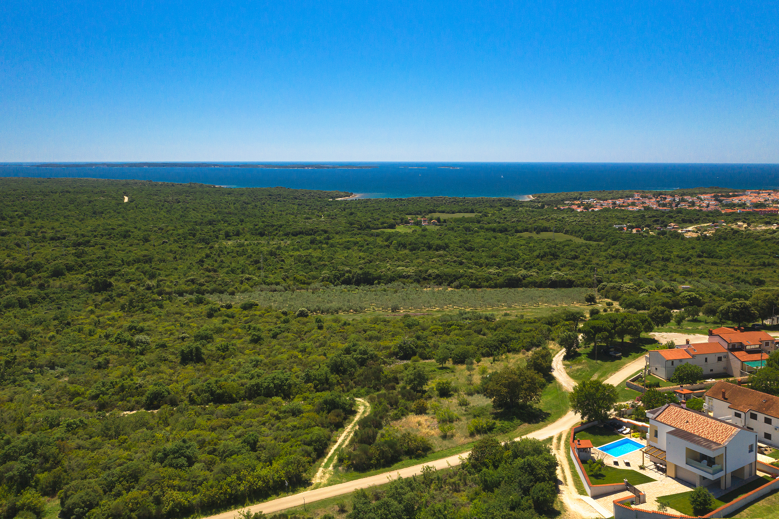 Brandneue und moderne Villa mit privat Pool, Sauna, neben Fažana
