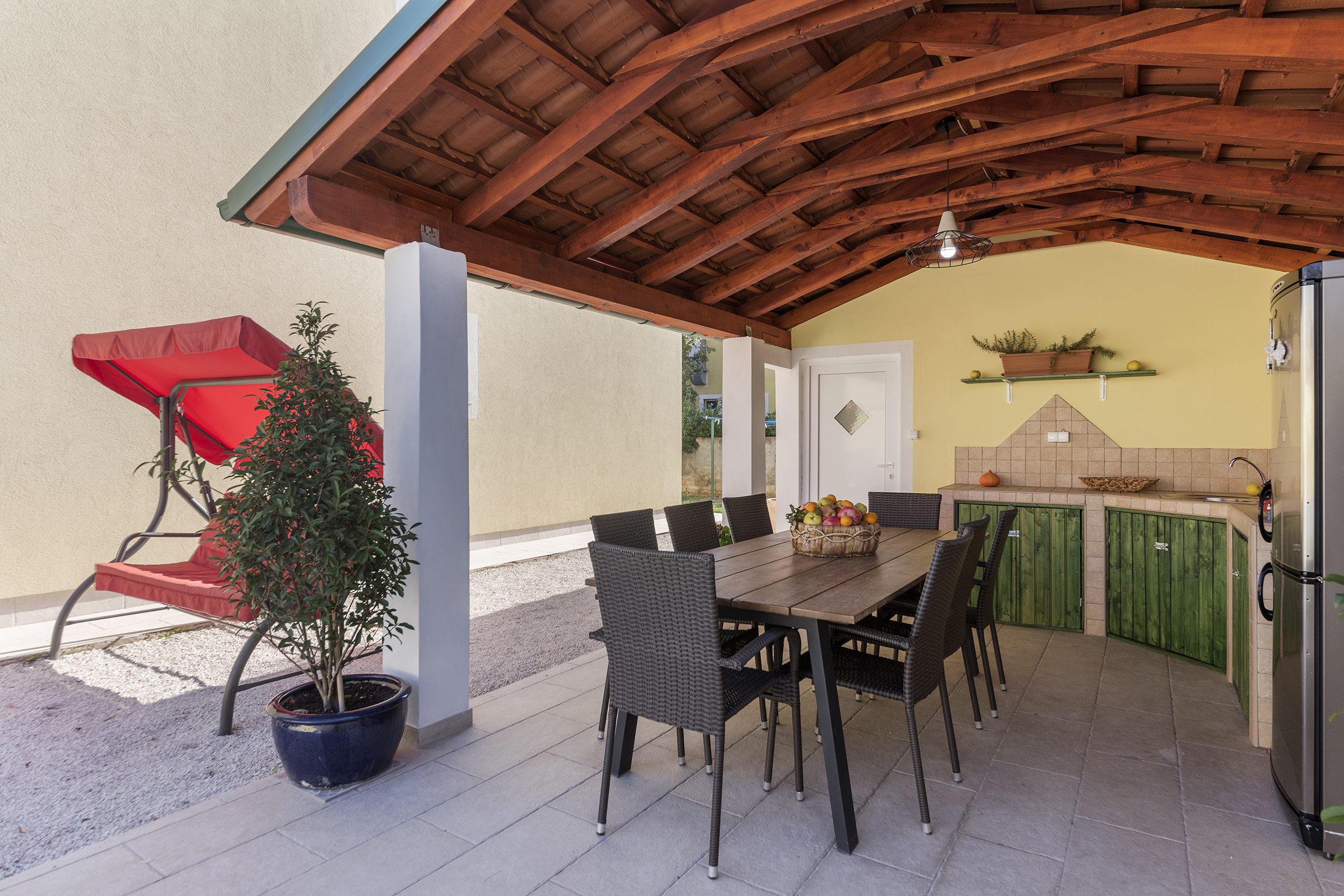Villa vicino a Dignano, con piscina privata, terrazza e barbecue
