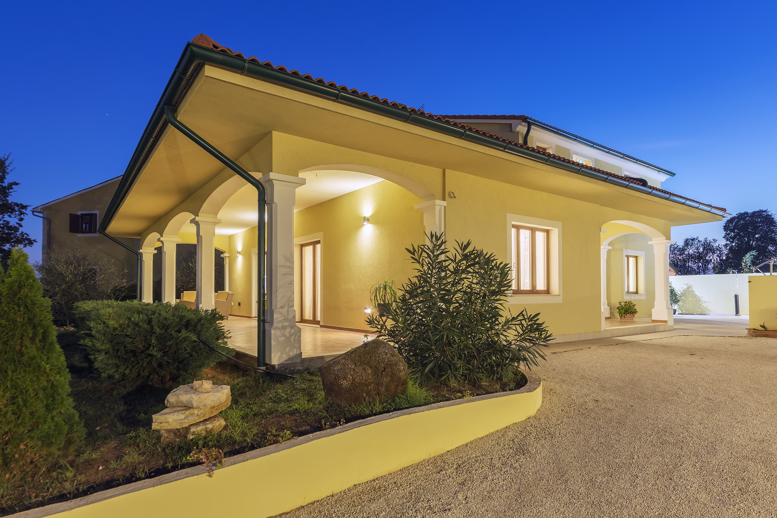 Villa vicino a Dignano, con piscina privata, terrazza e barbecue