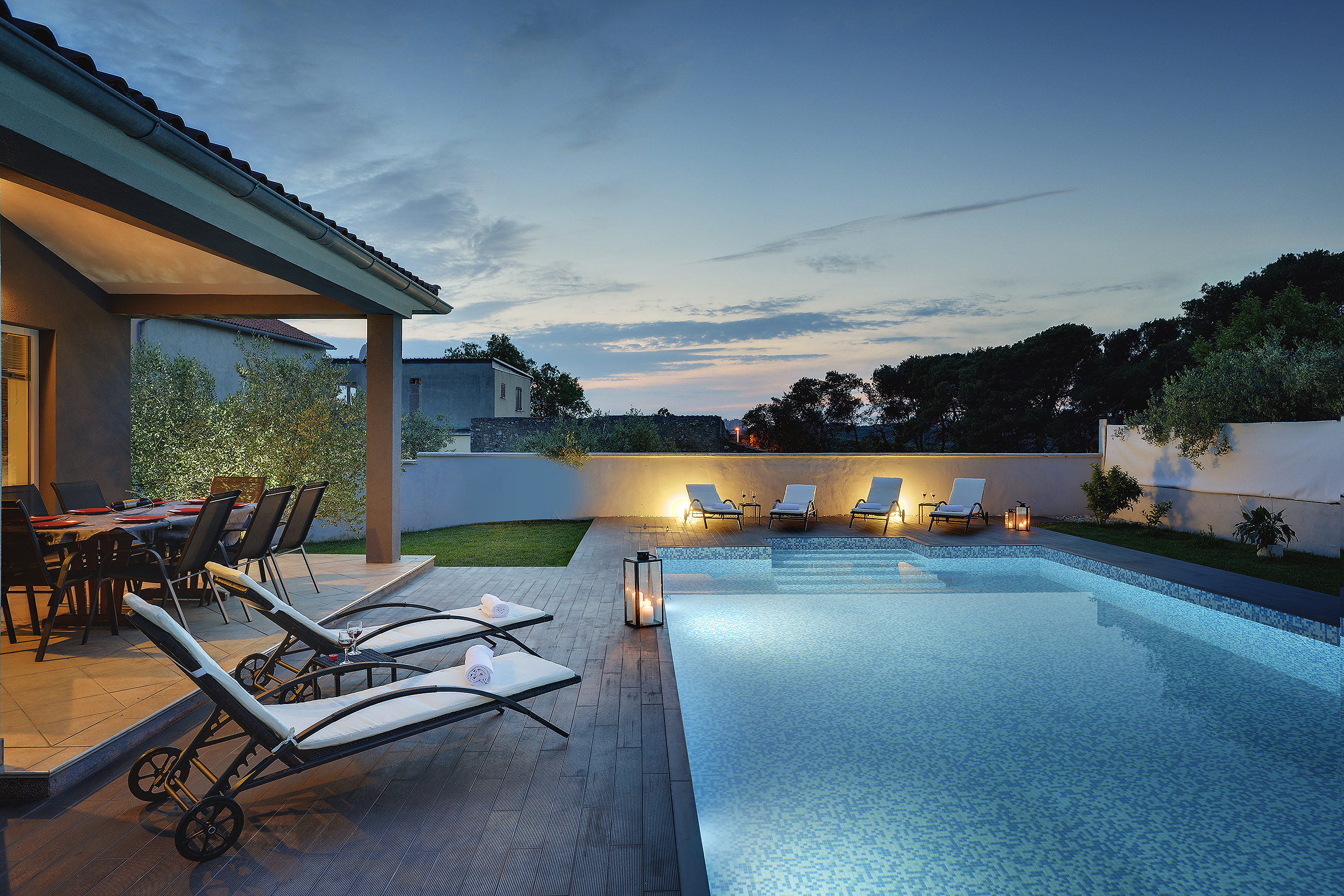 Splendida villa con piscina riscaldata, aria condizionata e WiFi