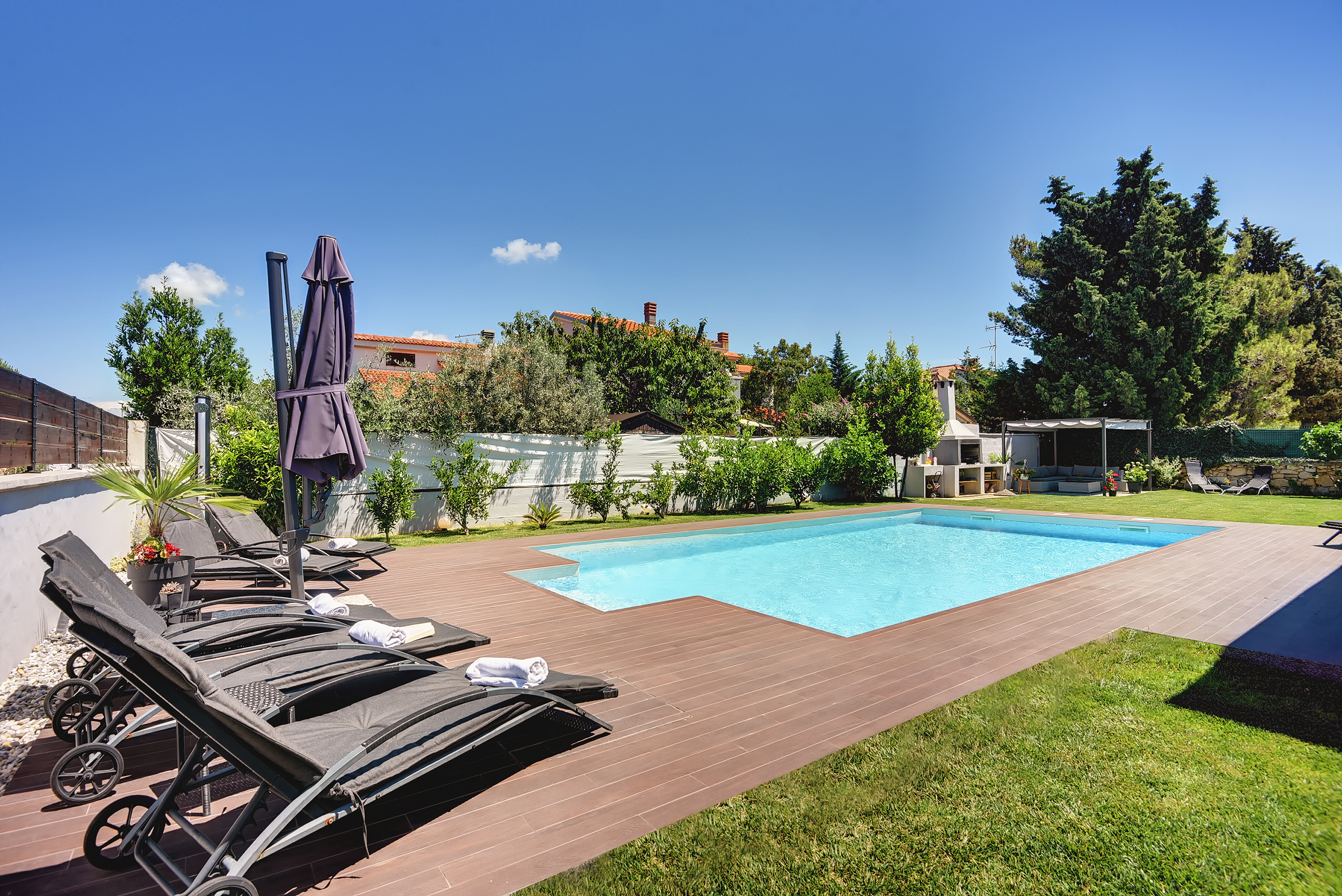 Splendida villa con piscina riscaldata, aria condizionata e WiFi