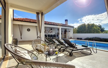 Graciously decorated two storey villa, with pool and terrace