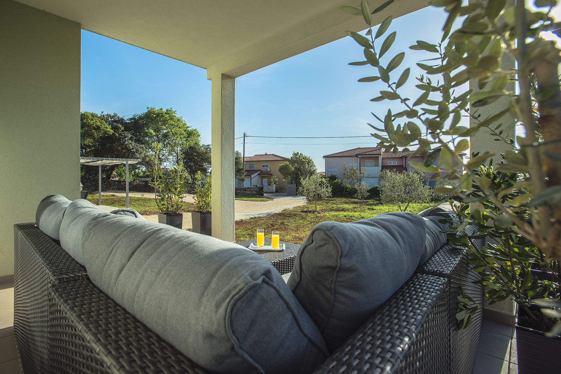 Bella casa con giardino, piscina idromassaggio, vista mare