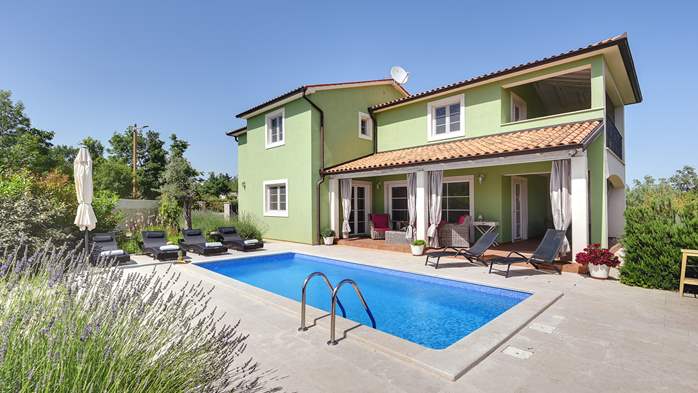 Beautiful villa with private pool, jacuzzi and playground, 1