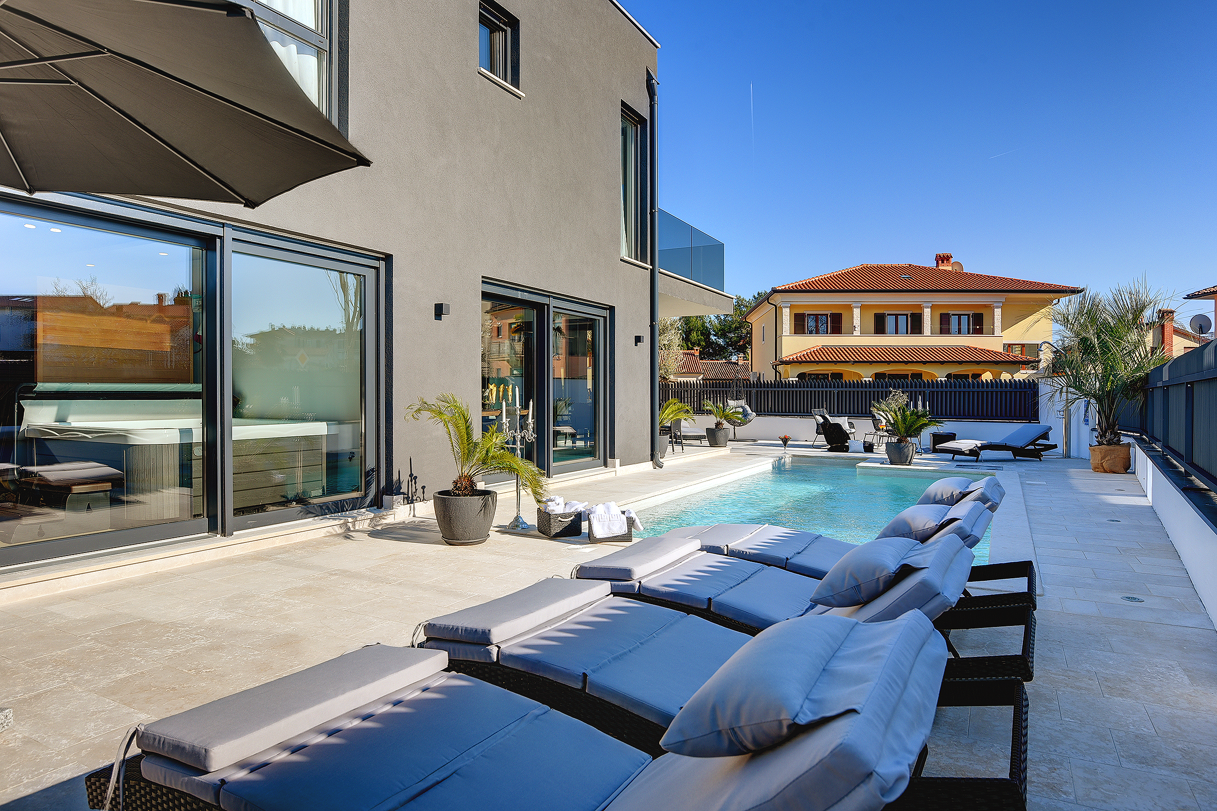 Attraktive Villa in Rovinj mit beheiztem Pool, Jacuzzi und Sauna