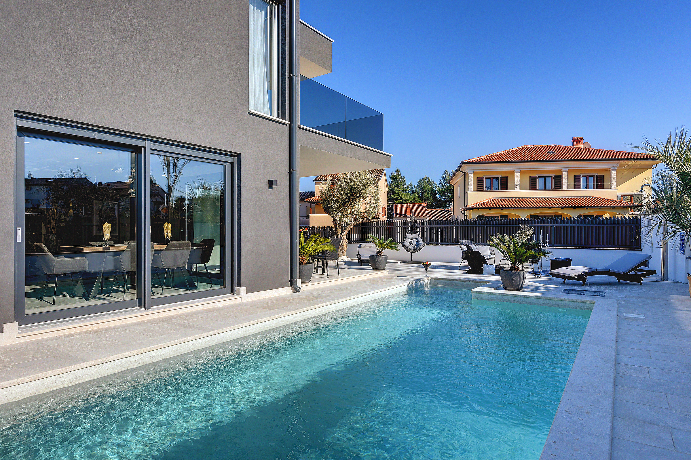 Attraktive Villa in Rovinj mit beheiztem Pool, Jacuzzi und Sauna