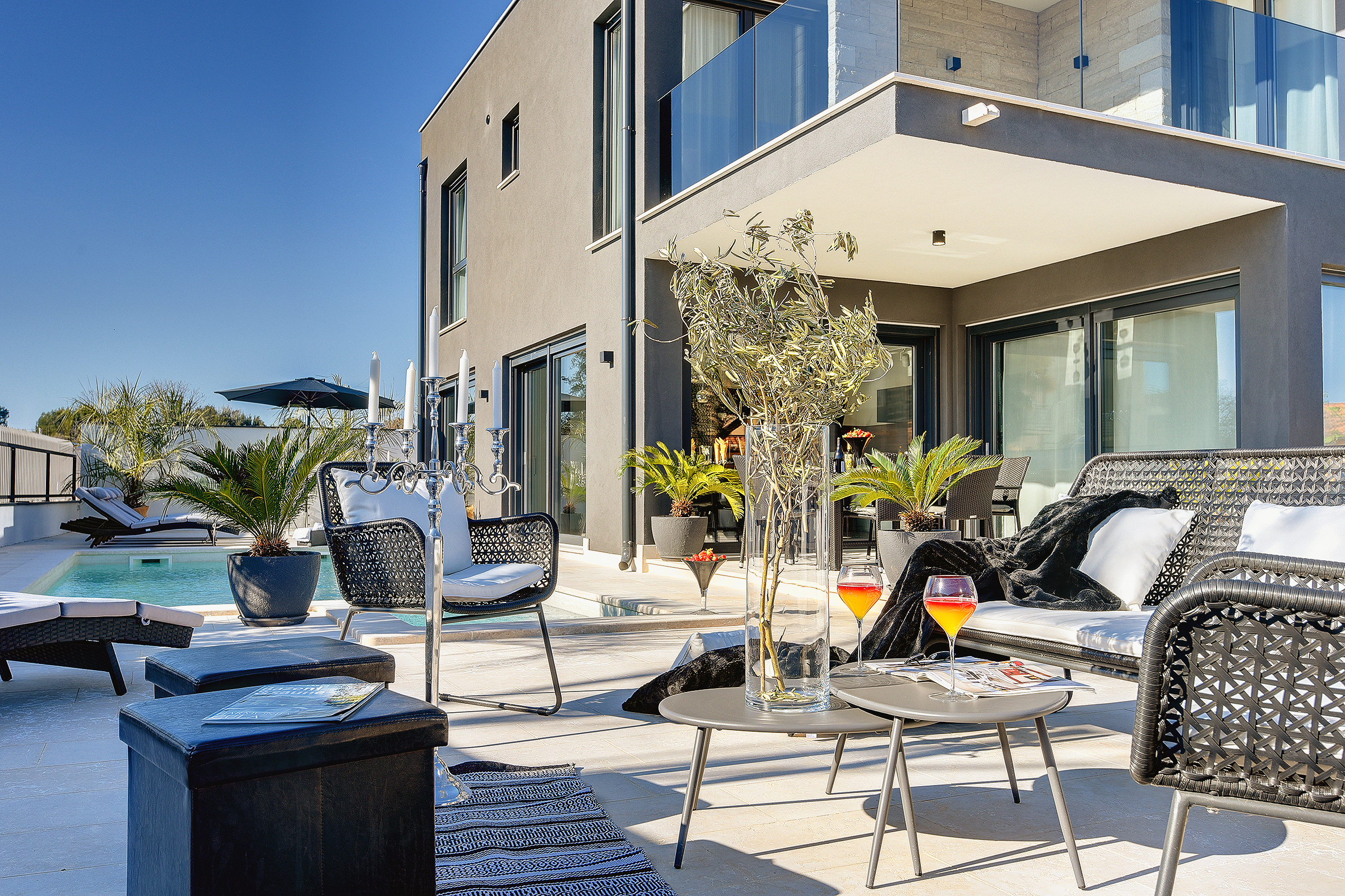 Attraktive Villa in Rovinj mit beheiztem Pool, Jacuzzi und Sauna