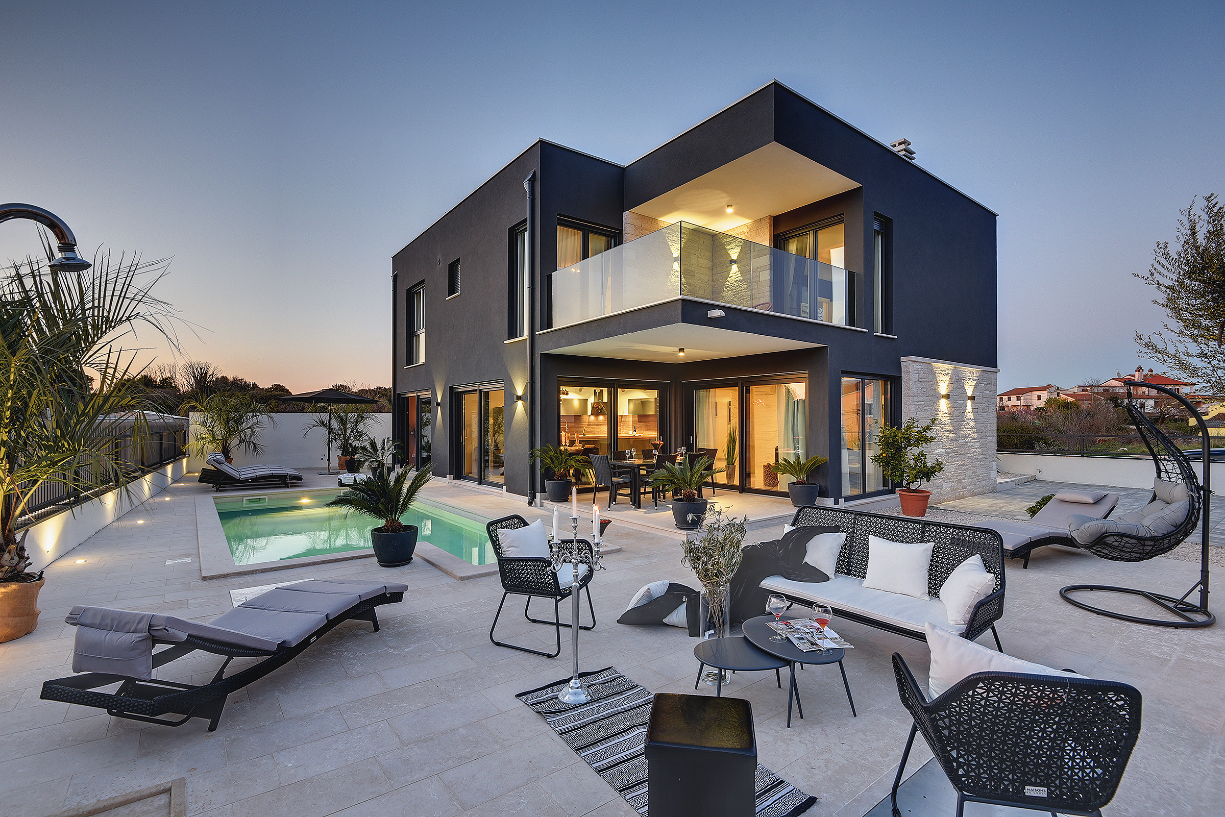 Attraktive Villa in Rovinj mit beheiztem Pool, Jacuzzi und Sauna