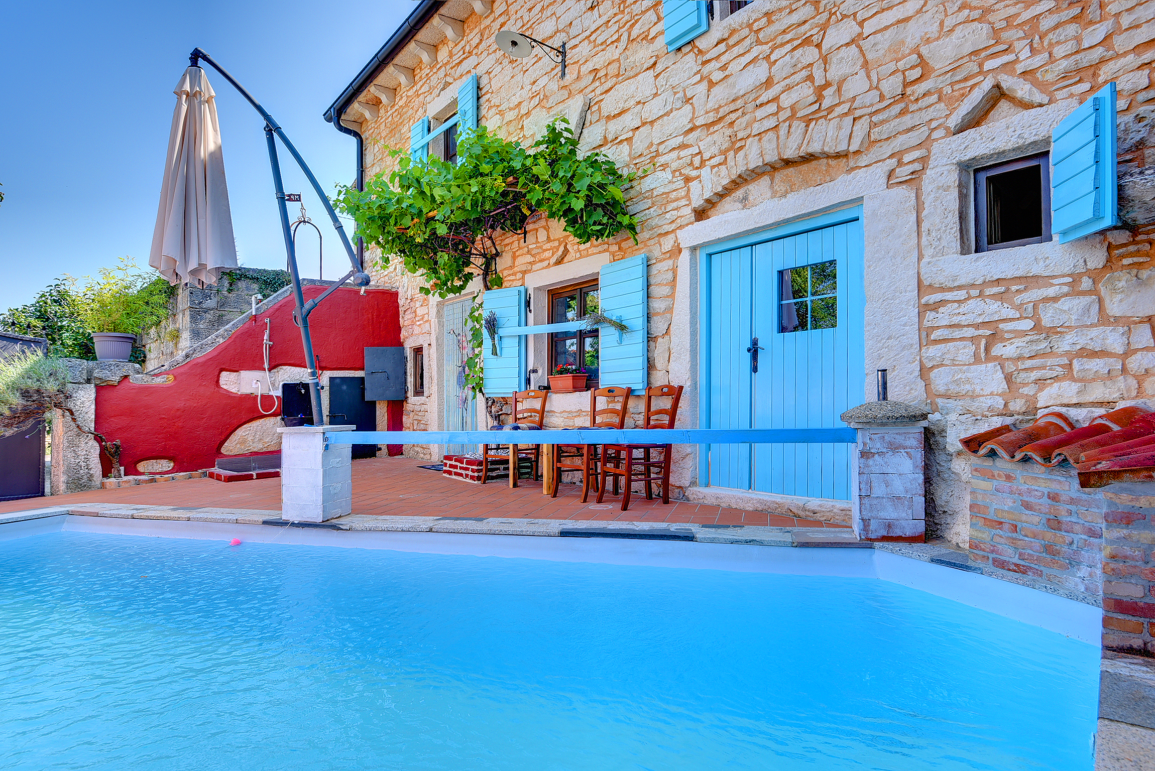 Charmante Villa mit Pool im Herzen von Istrien für 4 Personen