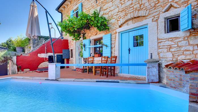 Simpatična vila s bazenom u samom srcu Istre za 4 osobe, 3