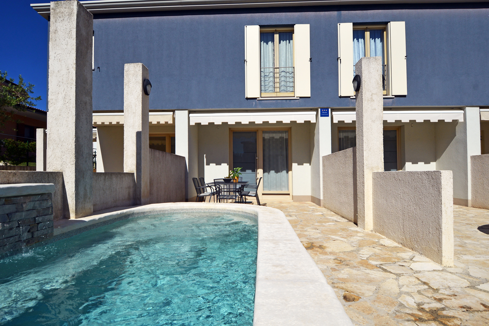 Beautiful three-storey villa with 2 swimming pools and a terrace