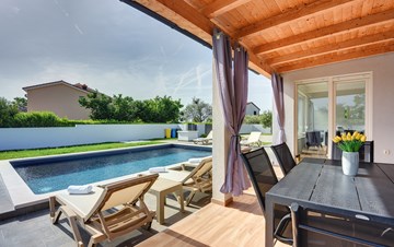 Holiday house in Valbandon with private pool