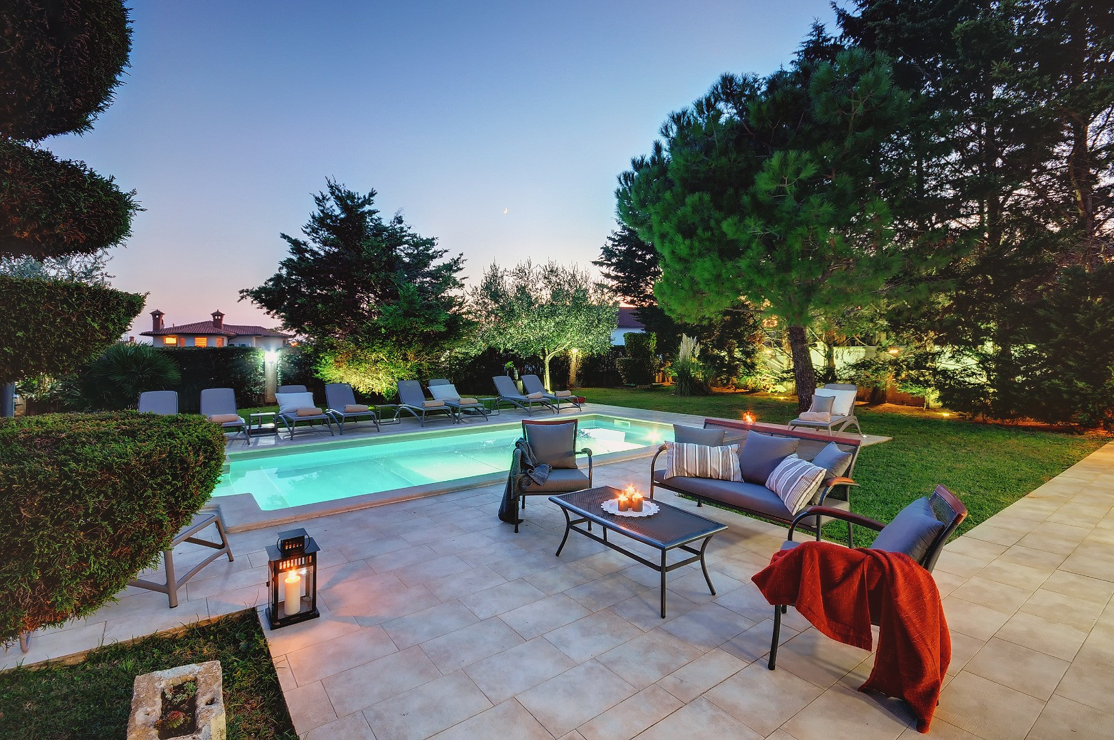 Villa a Pula con piscina privata e giardino, per 12 persone