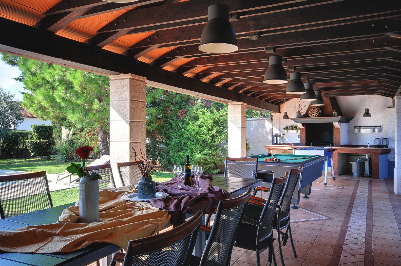 Villa a Pula con piscina privata e giardino, per 12 persone