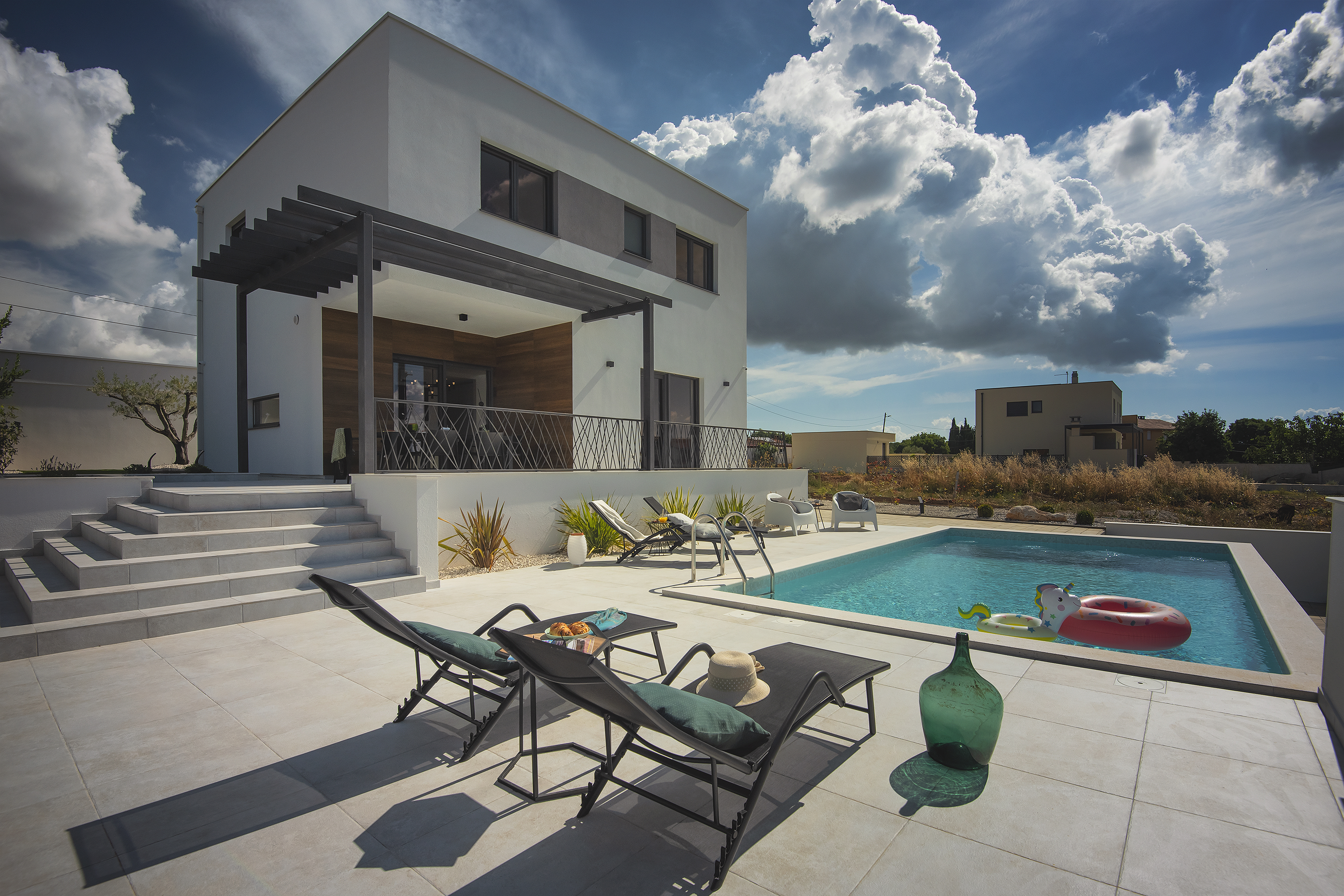 Moderne Villa in Pomer mit privatem Pool, für sieben Personen