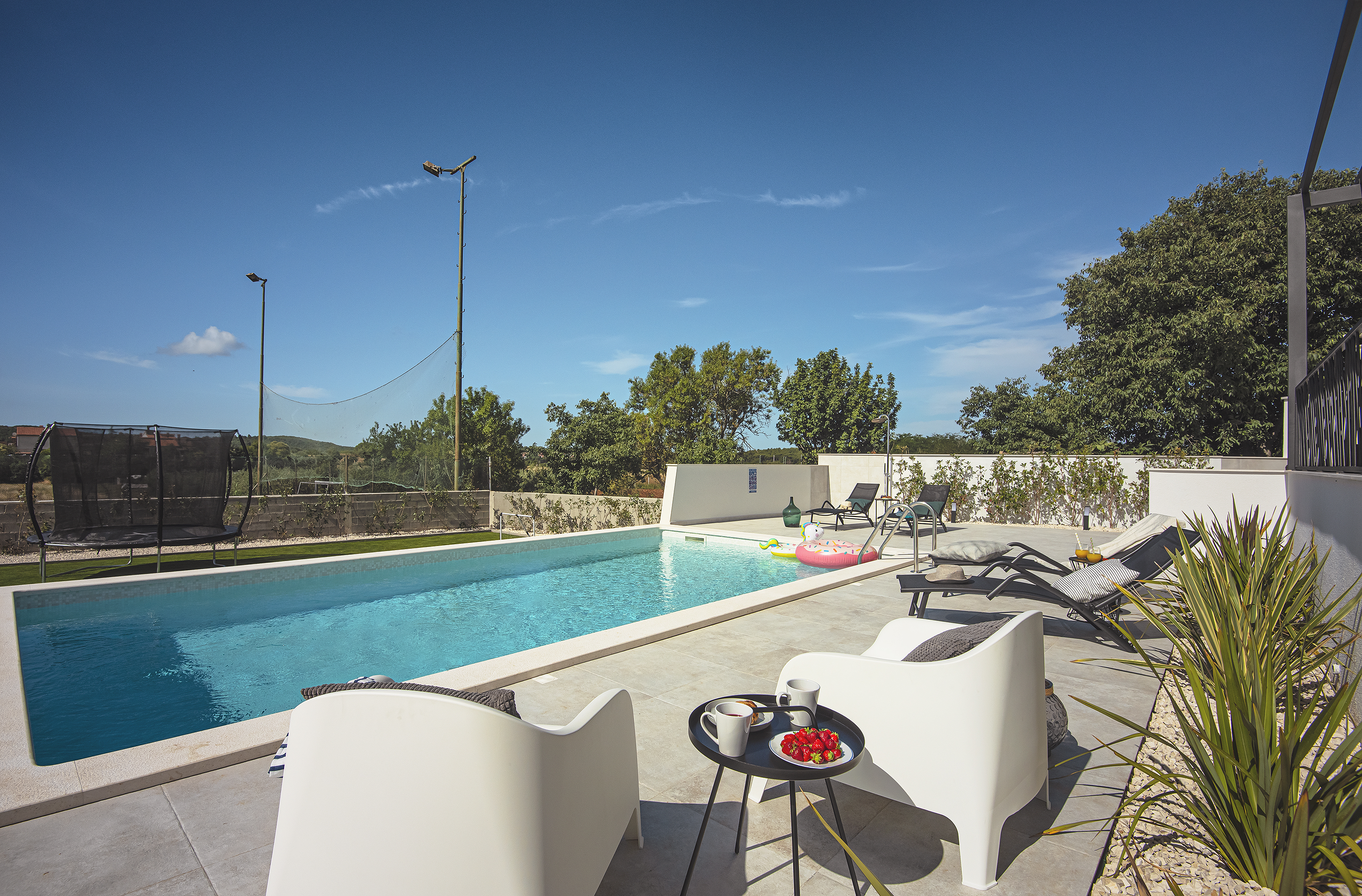 Moderne Villa in Pomer mit privatem Pool, für sieben Personen