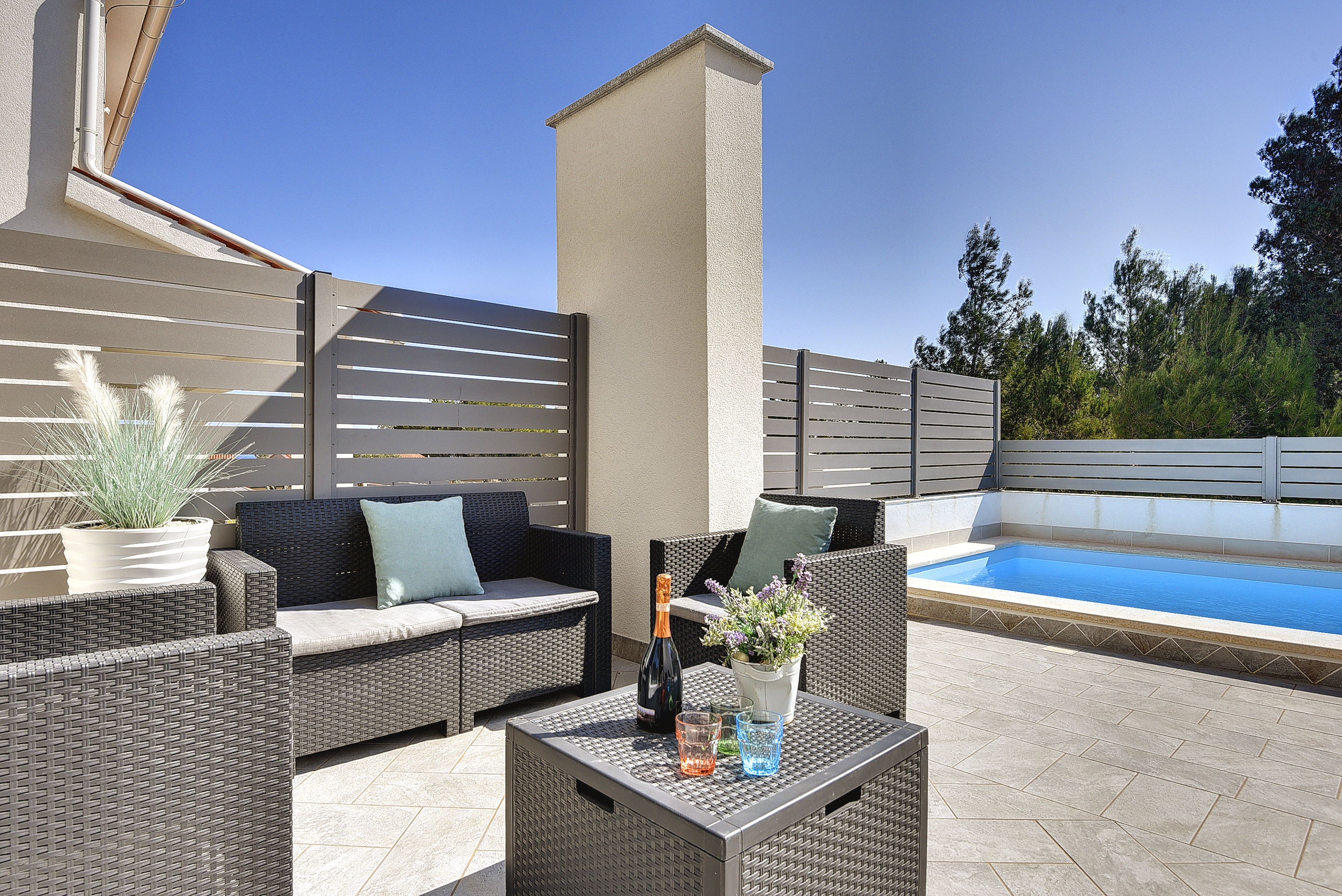 Bellissima villa con piscina a Ližnjan, con due camere da letto