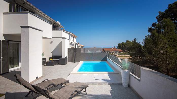 Modern villa in Liznjan, with two bedrooms and a private pool, 5
