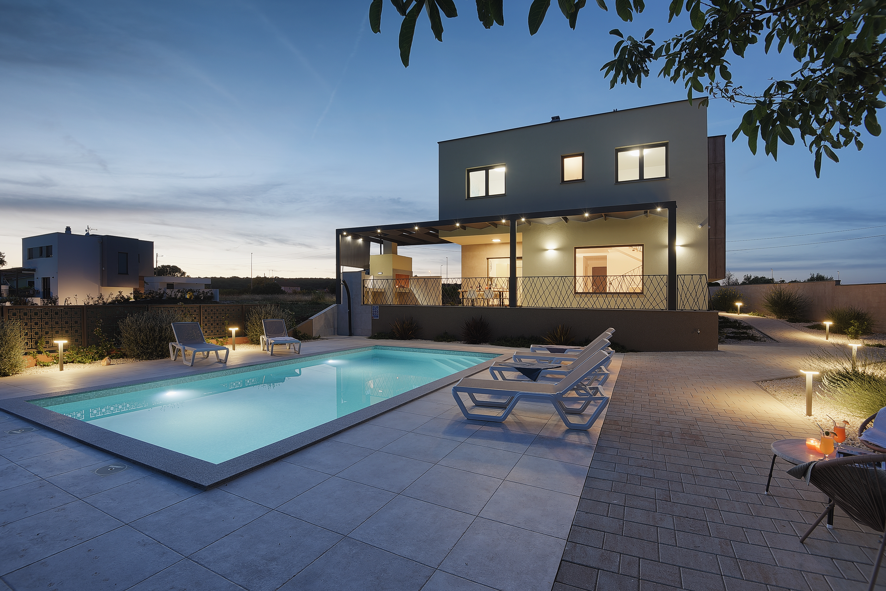 Wunderschöne Villa Helios in Pomer mit privatem Pool