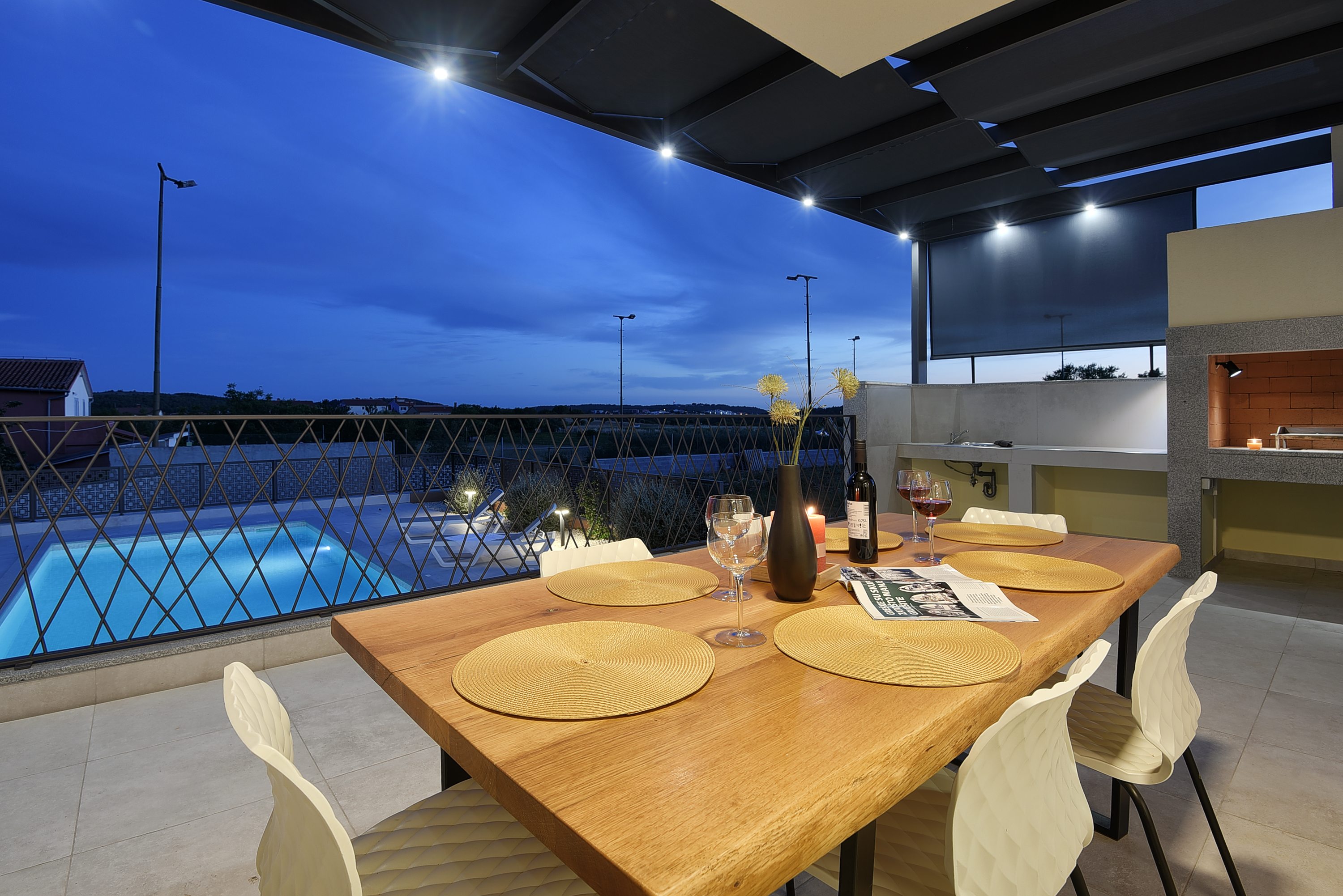 Wunderschöne Villa Helios in Pomer mit privatem Pool