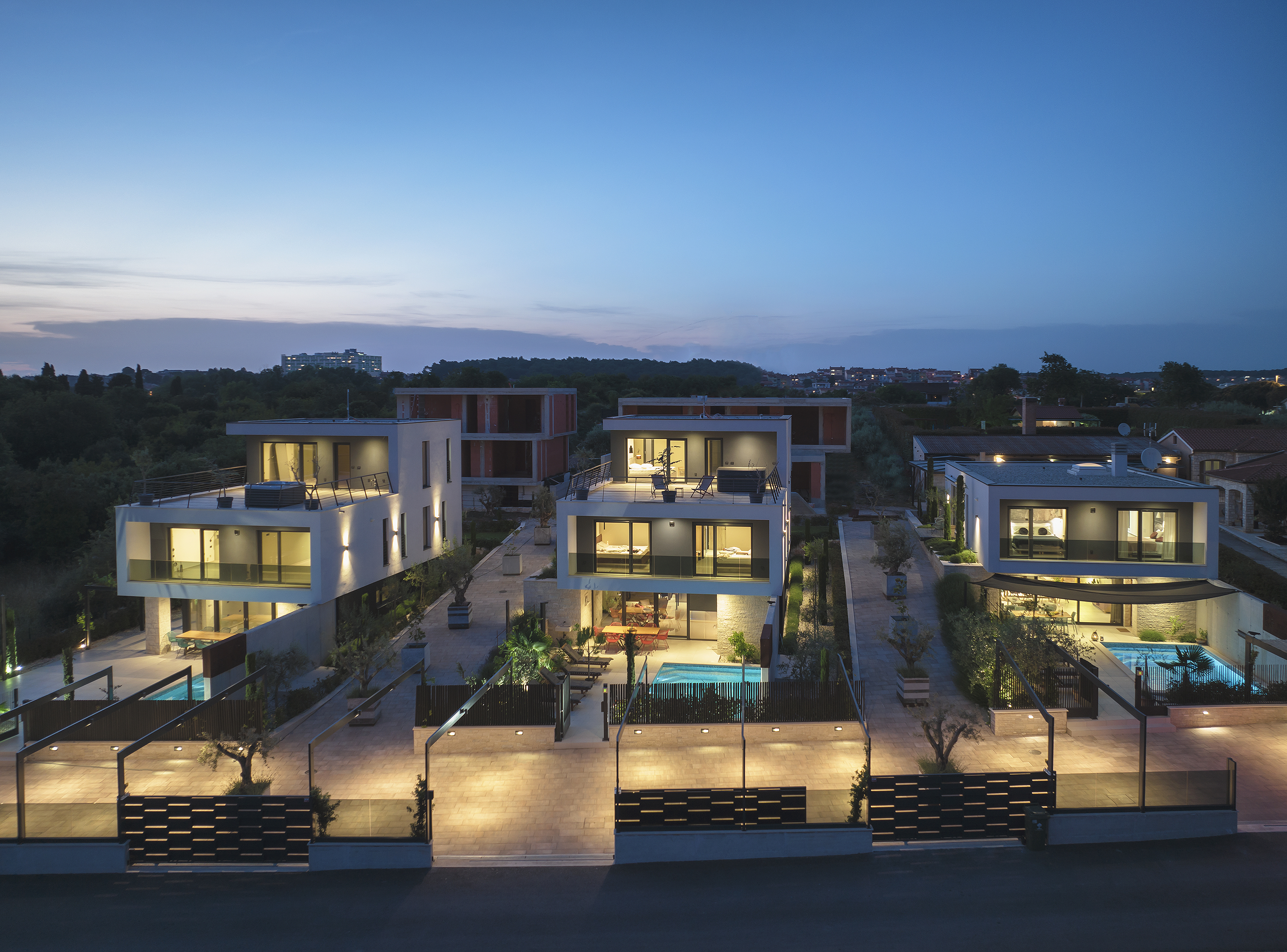 Moderne Villa in Pula mit privatem Pool