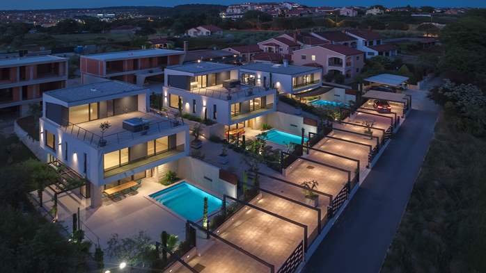 Modern villa in Pula with private pool, 6