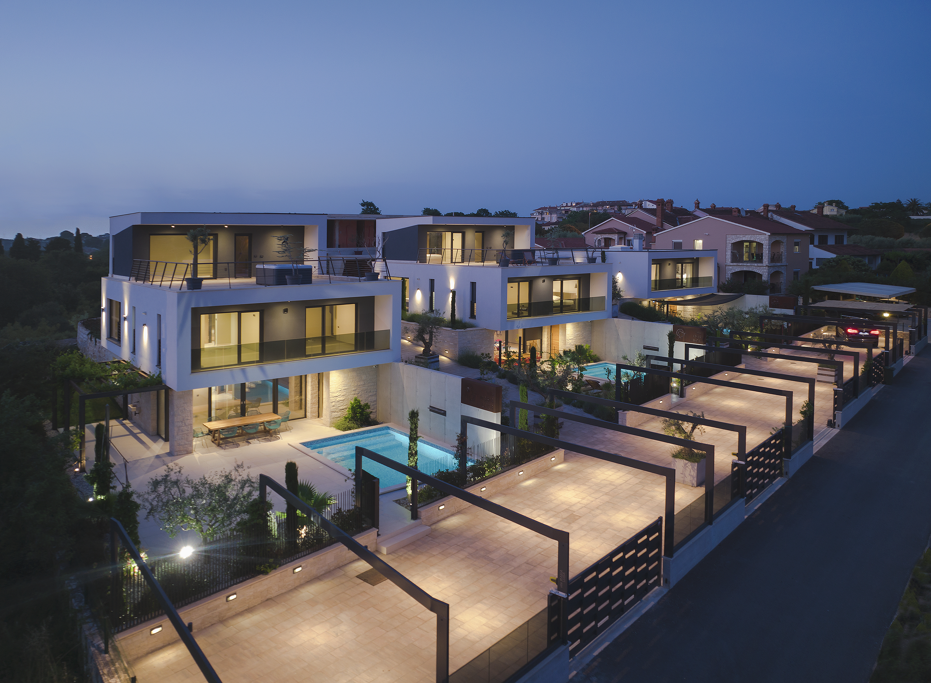 Moderne Villa in Pula mit privatem Pool