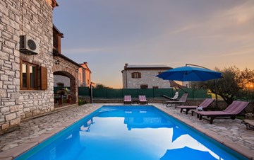 Traditional villa with private pool and kids playground