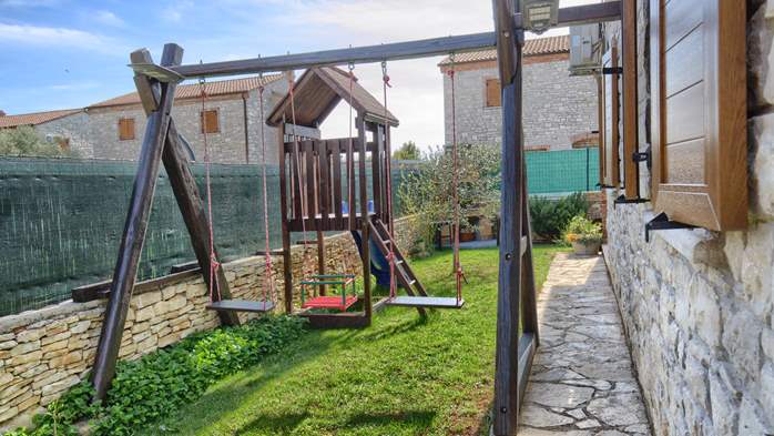 Traditional villa with private pool and kids playground, 16