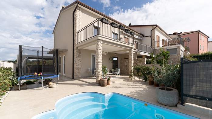 Villa Summer con piscina privata e cucina esterna, 1