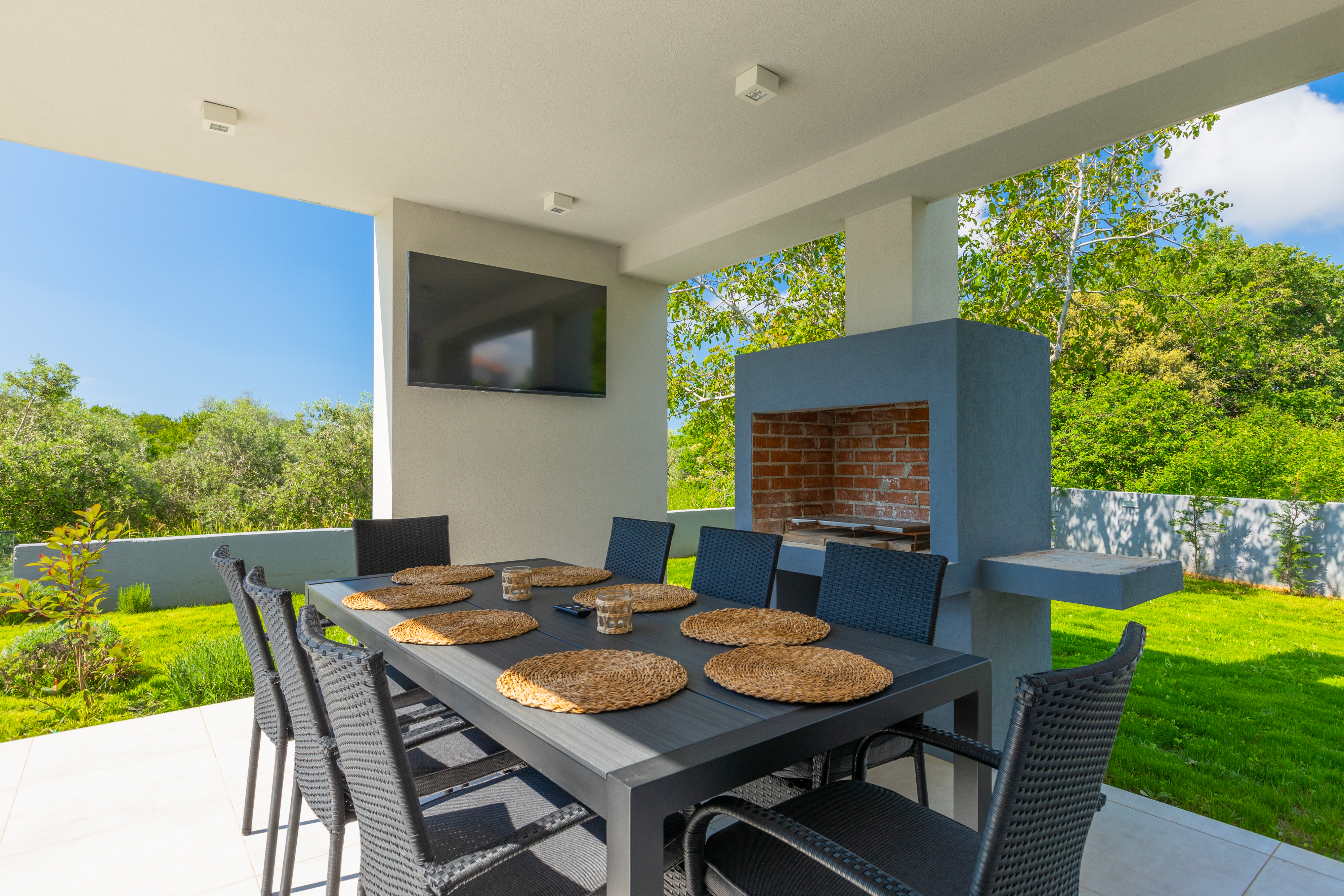 Das moderne Vila Vivre besteht aus 8 Zimmern mit privatem Pool