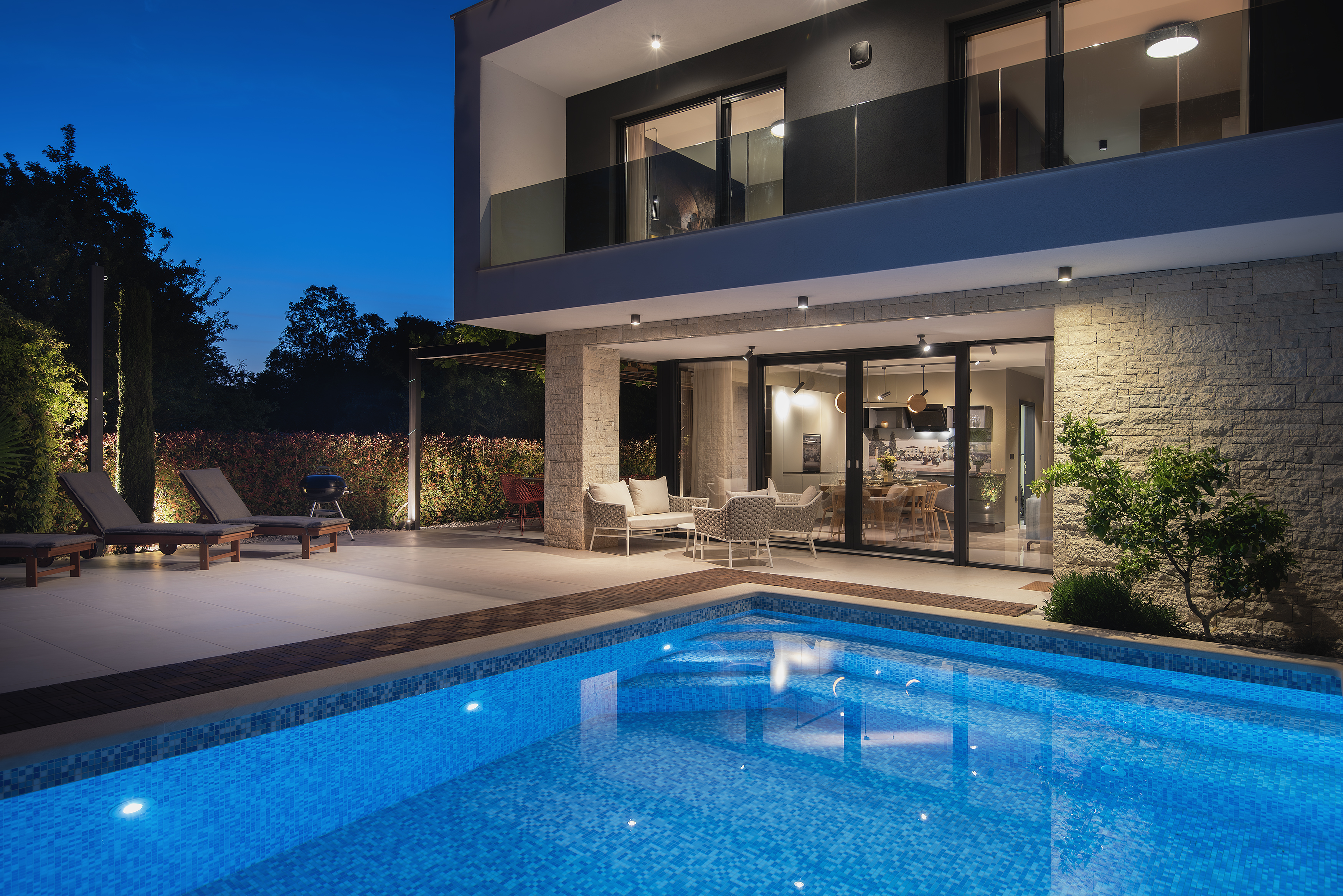 Modern Villa Maria Luisa in Pula for 8 people