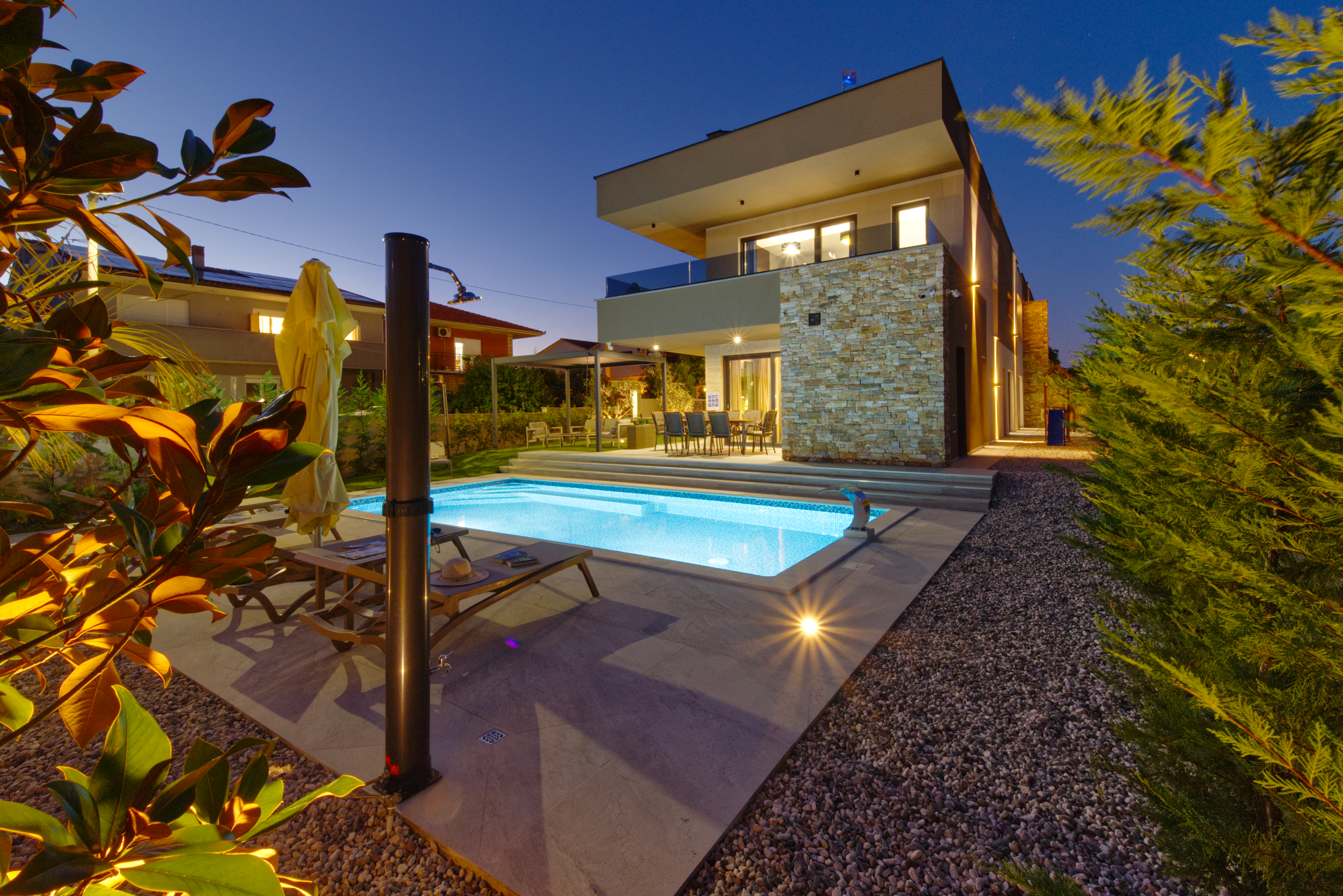 Moderna Villa Pieron per 8 persone