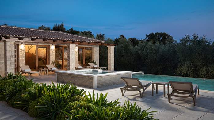 Stone villa with swimming pool and olive grove in the quit area, 11