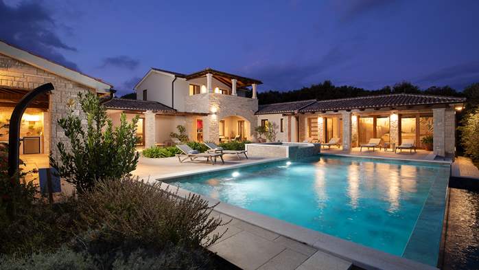 Stone villa with swimming pool and olive grove in the quit area, 4