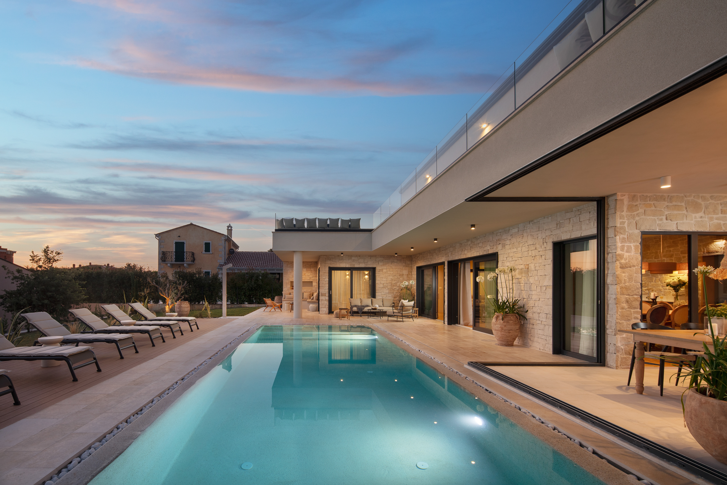 Casa Novita: heated infinity pool, sauna and sea view