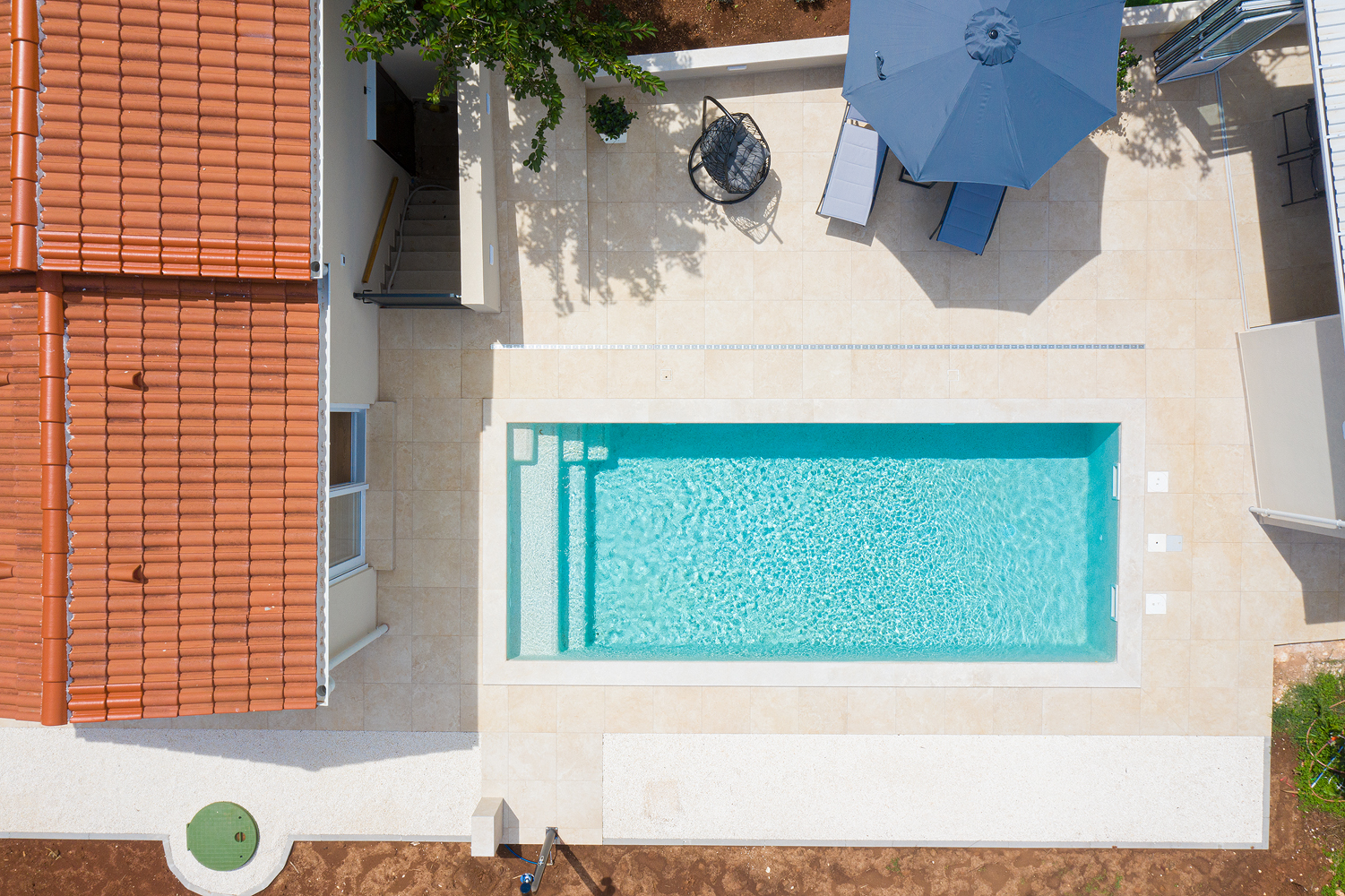 Villa Cvita in Šišan mit privatem Pool und Sommerküche