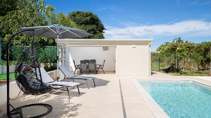 Villa Cvita in Šišan with private pool and summer kitchen, 2