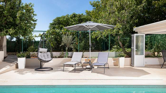 Villa Cvita in Šišan with private pool and summer kitchen, 7