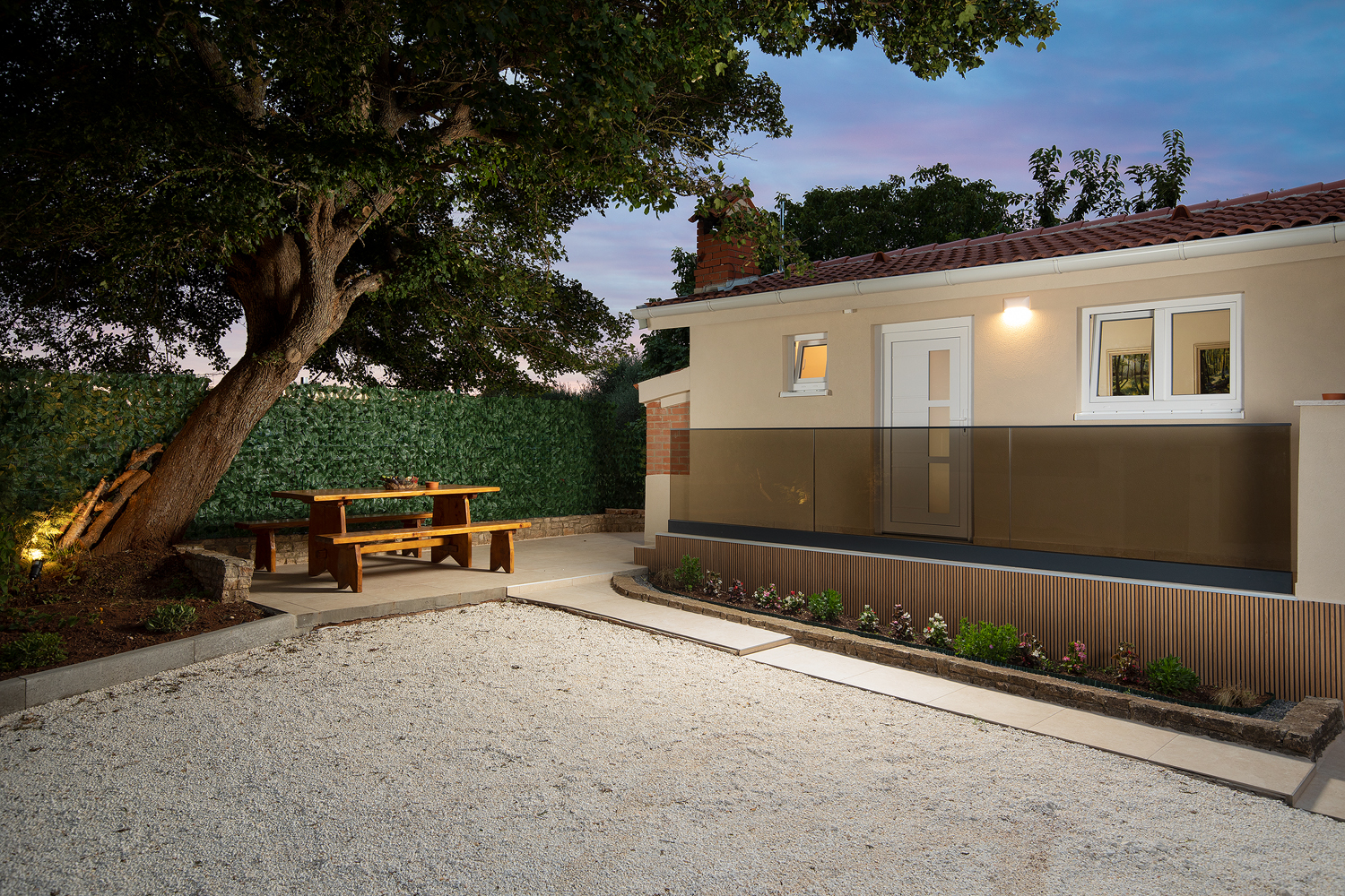 Villa Cvita in Šišan mit privatem Pool und Sommerküche