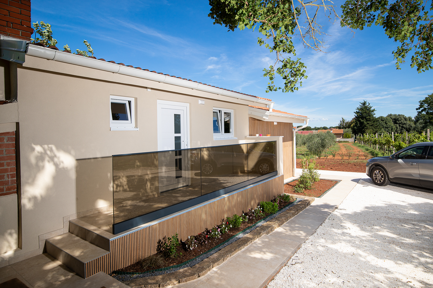 Villa Cvita in Šišan mit privatem Pool und Sommerküche