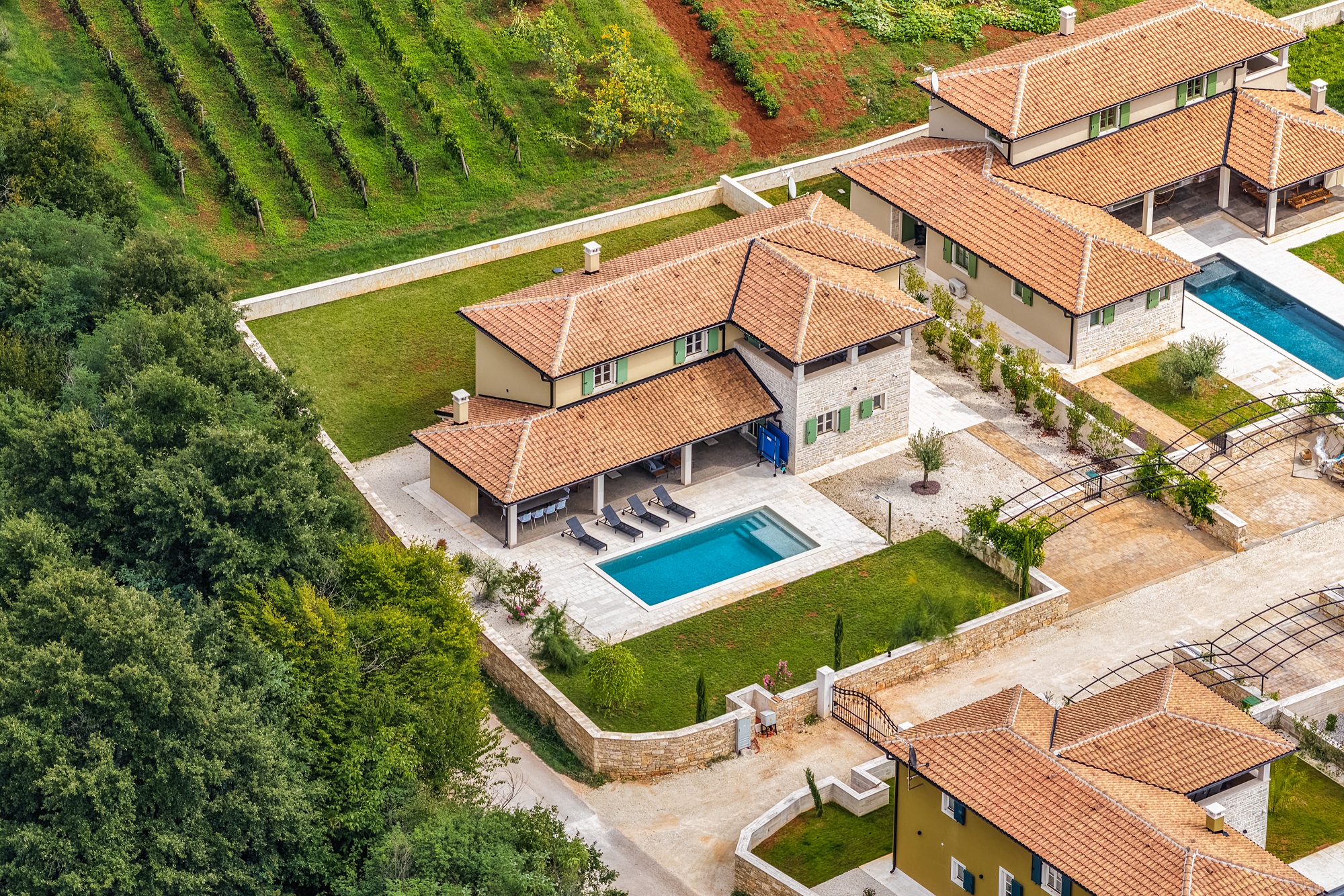 Villa Lunistra mit Pool und Tischtennis