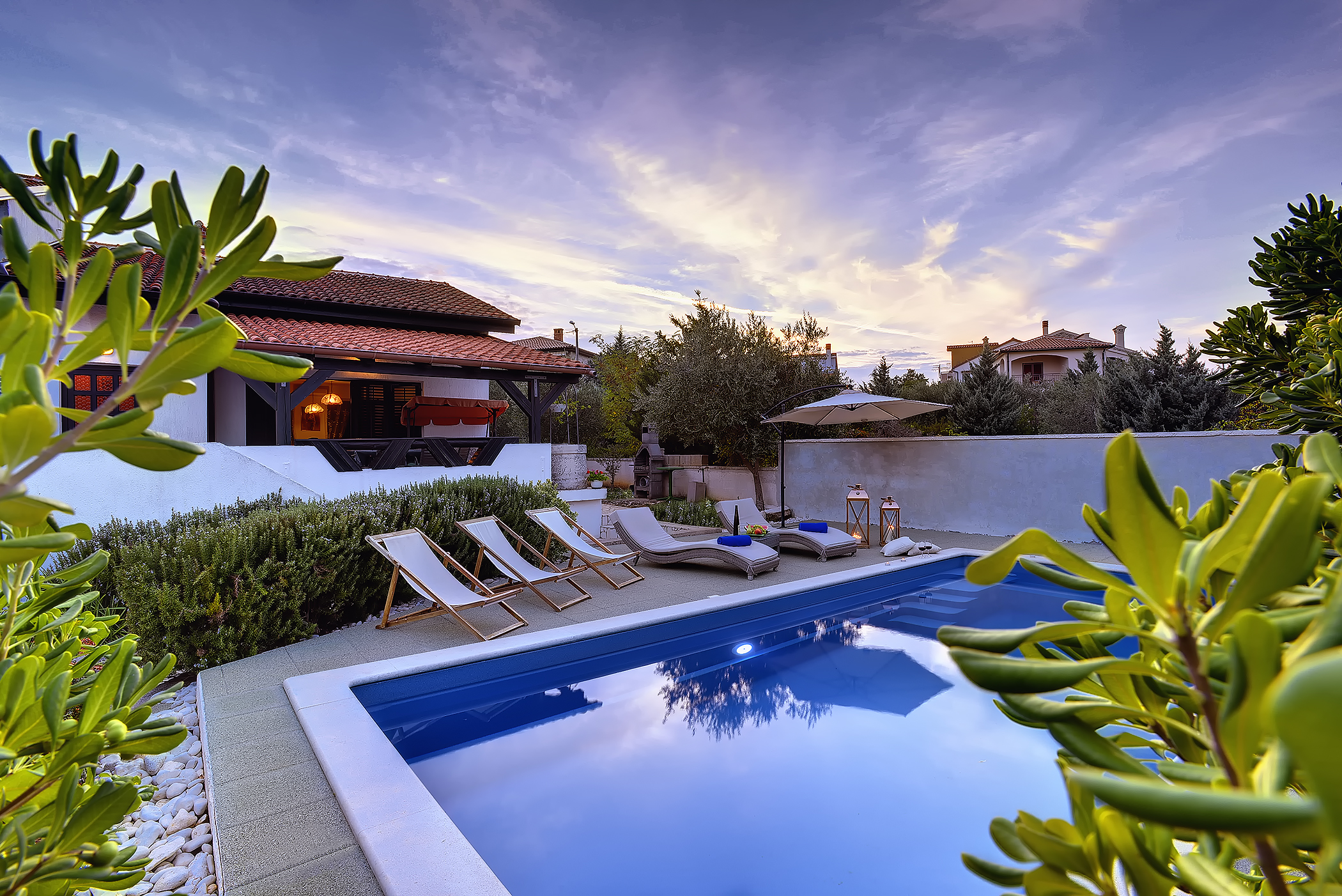 Villa a Ližnjan con piscina privata, terrazza, giardino recintato