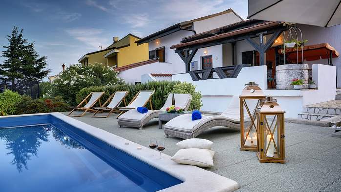 Villa in Ližnjan with private pool, sun terrace and fenced garden, 2