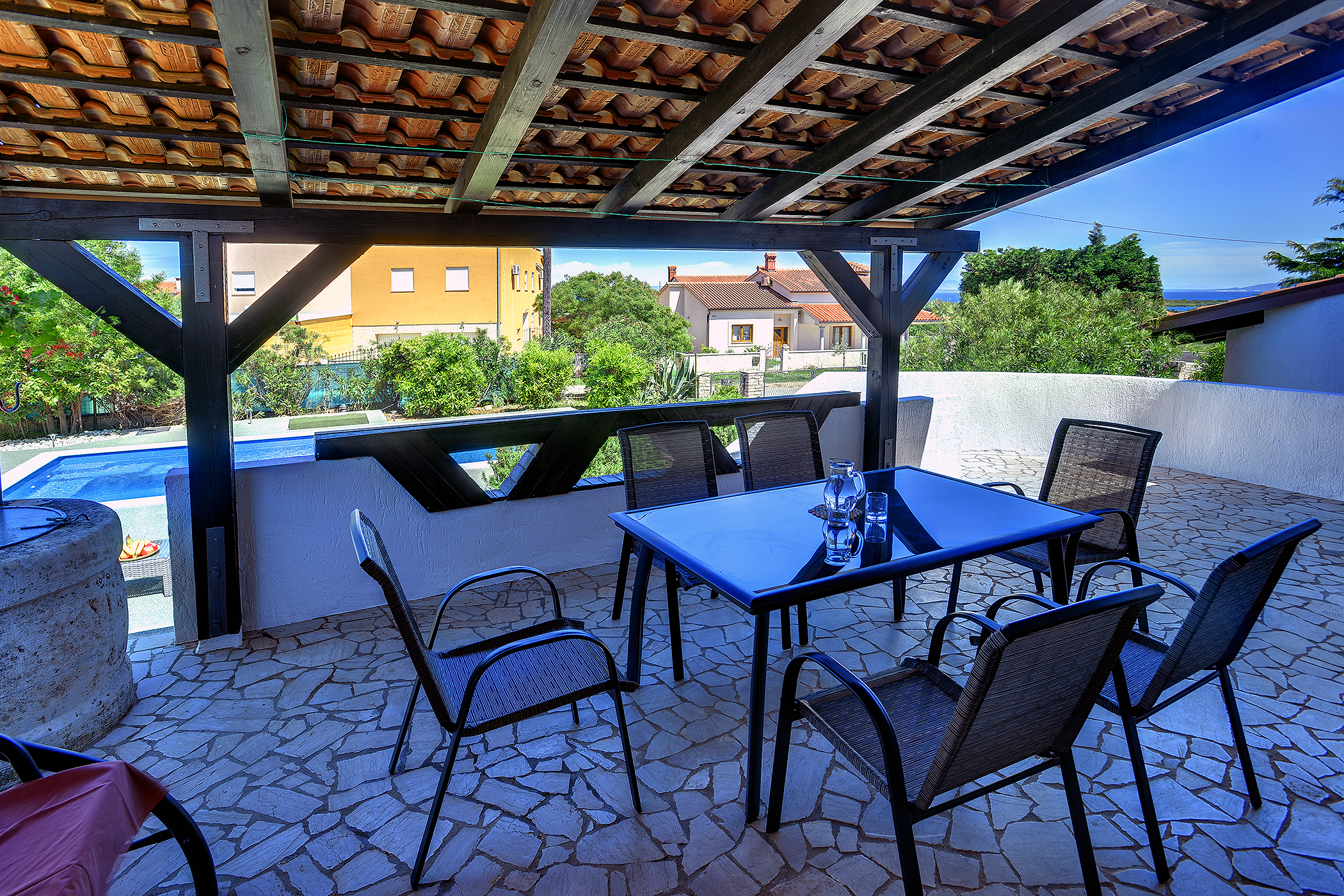 Villa a Ližnjan con piscina privata, terrazza, giardino recintato