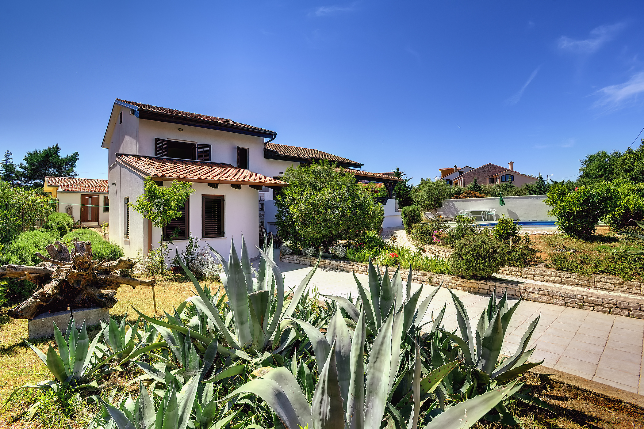 Villa a Ližnjan con piscina privata, terrazza, giardino recintato