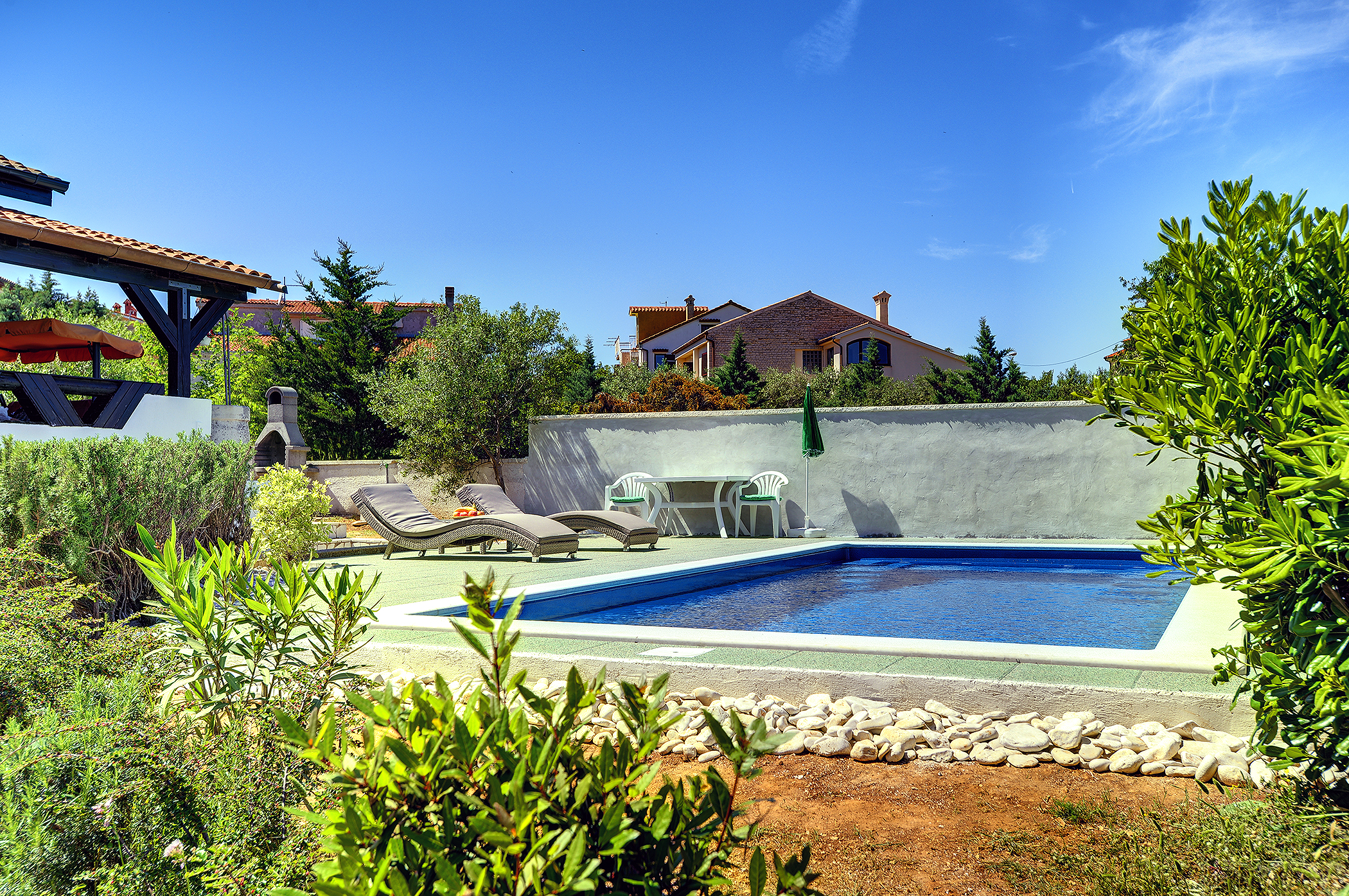 Villa a Ližnjan con piscina privata, terrazza, giardino recintato