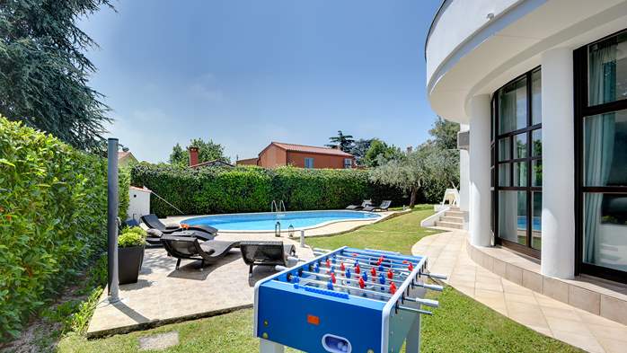 Villa mit Meerblick, privatem Pool, Sauna und Fitnessraum, 9