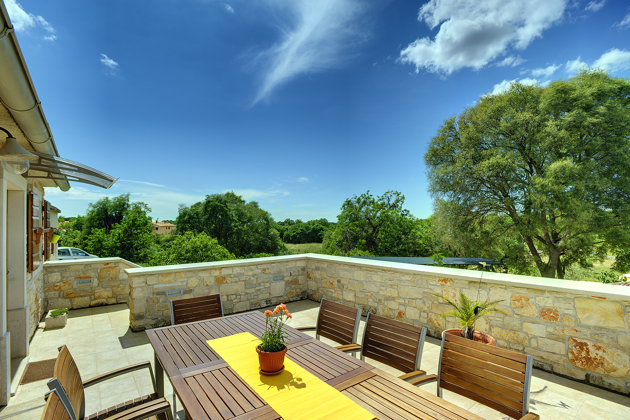 Traditionelle istrische Steinvilla mit privatem Pool und Garten